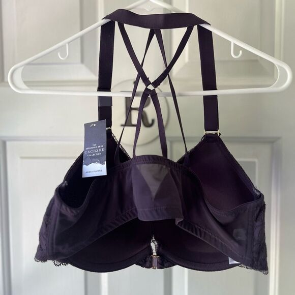 NWT Cacique Purple Boost Plunge Size 40D - Picture 5 of 6